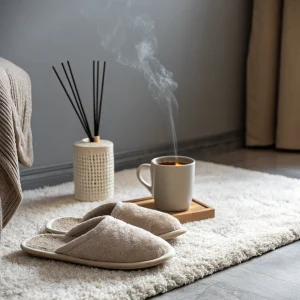 ecommerce_product_6f691e2c.webp Aromatherapy Diffuser + Cosy Slippers + Ceramic Mug Bundle