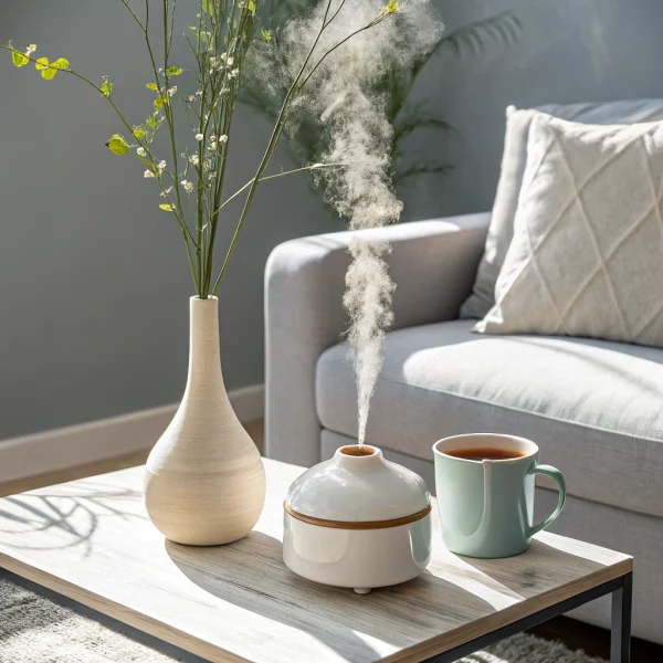 Aromatherapy Diffuser + Ceramic Vase + Ceramic Mug Bundle